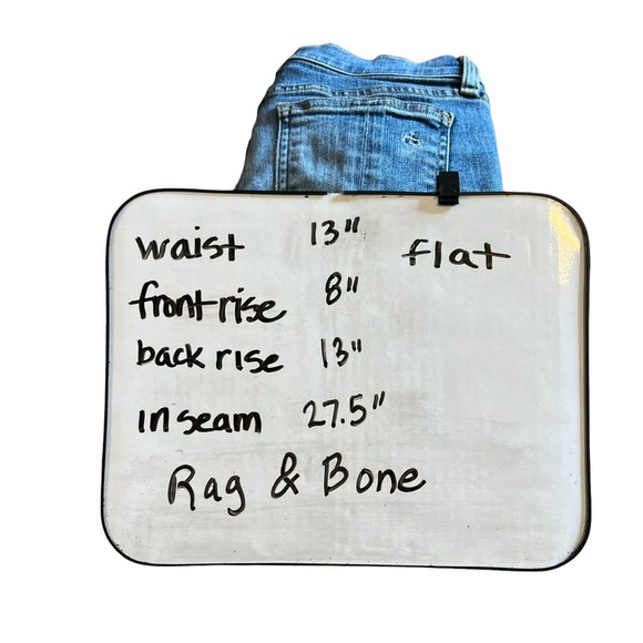 rag and bone Skinny Midrise Surf Color Jeans, size 25 W1502K520SUR - Picture 6 of 6